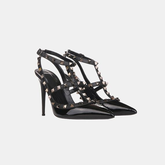 Stumped Heel Stiletto - Black